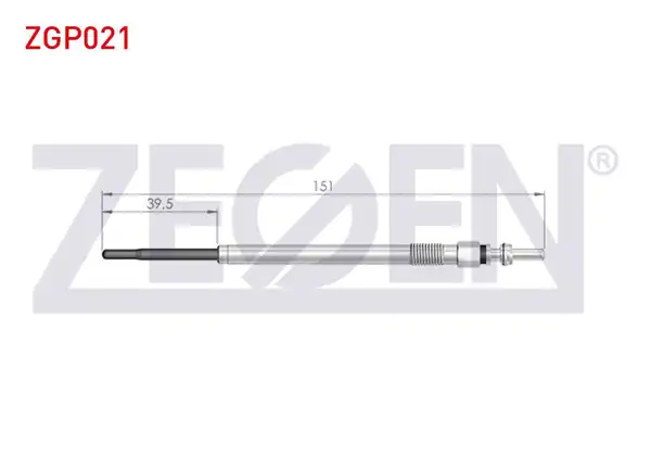 ZEGEN ZGP021 | Kızdırma Buji 11v Fiat Ducato 10 Adet
