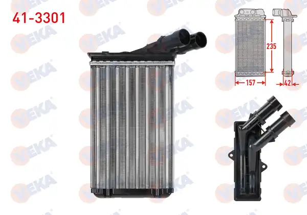 VEKA 41-3301 | Kalorifer Radyatörü Mekanik Peugeot Partner 5 5f 1 9 D 1996 2008