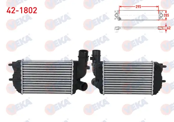 VEKA 42-1802 | Turbo Radyatörü İntercooler Fiat Ducato 230 2 5 TDI 1994 2002