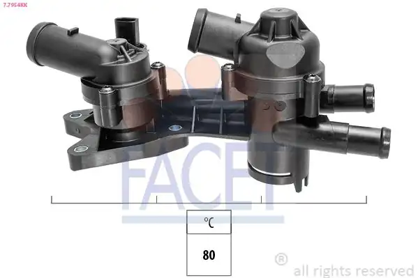 FACET 7-7954KK | Termostat VW 1 4 TSI Golfvı Jettaııı CAVD Komple