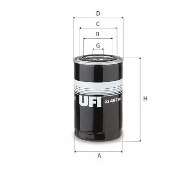 UFI 23-497-00 | Yağ Filtresi Daf