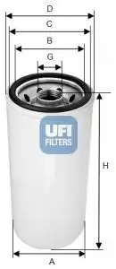 UFI 24-140-00 | Yakıt Filtresi Caterpillar