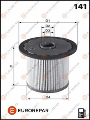 Eurorepar 1643627780 Yakıt Filtresi Ranger P375 Mazda 2 2 Cr TDCI 12