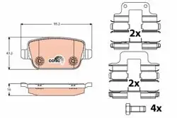 TRW GDB1709 | Arka Fren Balatası Mondeo IV Ca2 07-14 S-Max 09-06-S-Max 09-Mondeo III 00-07 IV 07-Kuga 08-Galaxy III 06-/ S80 II 06-S80 Volvo 07-V70 06-V70 Volvo 07-Xc70 06-/ Freelander 2 2.2