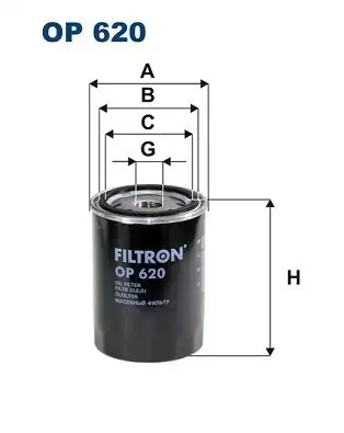 Filtron Op 620 Yağ Filtresi Citroen C25 2 5 D 85 94