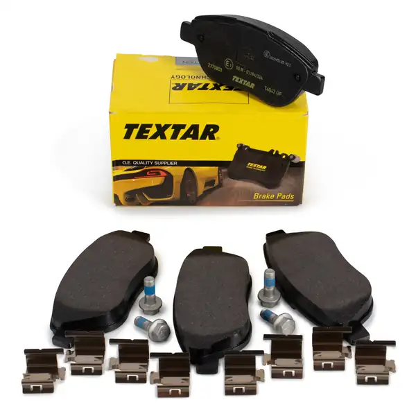 TEXTAR 2370803 | Fren Balatası Peug 207 307 Citr C3 C4 02 Ön