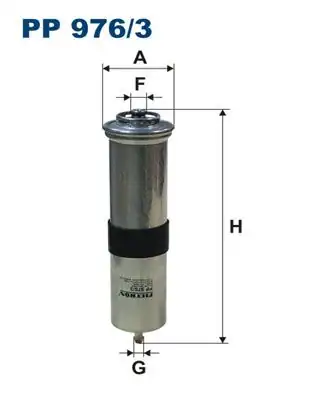 FILTRON PP976-3 | Yakıt Filtresi BMW M47 / 57N-N47 / 57 / E90 / 92 / 84-F25 / 26 / 2010