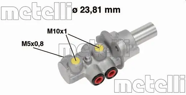 METELLİ 05-0683 | Ana Merkez Alüminyum Fiat Bravo II 1 4 1 6d 1 6 Mjt 1 9d 2 0d 2007