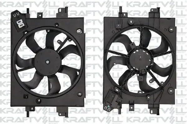 KRAFTVOLL 08120007 | Fan Motoru Komple Davlumbazlı Dacia Duster 10 18 Lodgy 12 Dokker 12