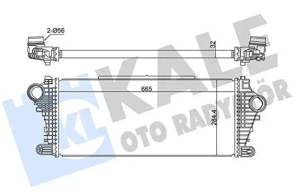 KALE 375795 | Turbo Radyatörü Opel Insignia B 1 5 17 1 6 Turbo 18 B15sft B16dth D16cft B20nft D20dth