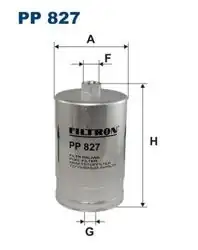 FILTRON PP827 | Yakıt Filtresi Alfa Romeo 145 155 164 Fiat Croma Marea