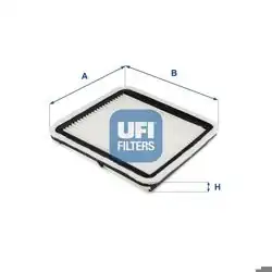 UFI 30.615.00 | Hava Filtresi Subaru Forester 2.0 2008-Impreza III-IV 07-IV 2003-12-Outback II-III-IV-Xv I 2012
