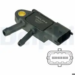 DELPHI DPS00021 | Dpf Sensör Volvo C30 10-15 C70 10-13 S40 II 10-12 S60 II 10-14 S80 II 10-V50 10-12