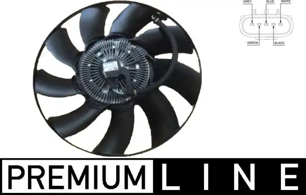MAHLE CFF475000P | Radyatör Fanı Premıum Line Discovery 4 L319 Range Rover IV Vogue L405 Sport İ II