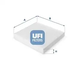 UFI 53.123.00 | Polen Filtresi Honda Civic 2007-2011 CRV 2007-2011 Accord 2003-2008
