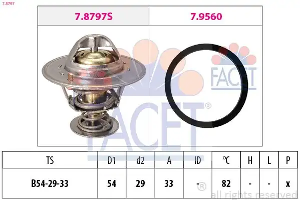 FACET 7-8797 | Termostat Cruze 2 0 Captiva C140