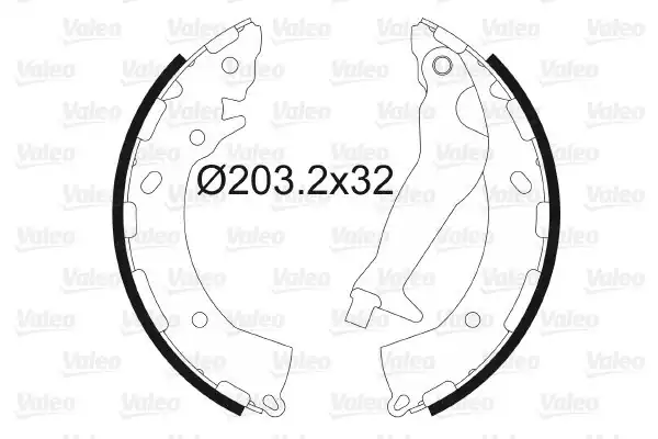 Valeo 564169 Kampana Balata Hyundai İ20 Accent 11 İ10 11 13 Rio III 11