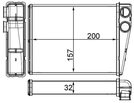 Behr Ah263000s Kalorifer Radyatörü Mercedes X164 06 12 W164 05 11 W251 06 12