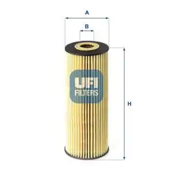 UFI 25.162.00 | Yağ Filtresi W202 94-00 C208 97-00 W124 93-95 W163 98-05 W140 93-98