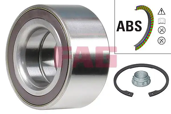 FAG 713649580 | Arka Teker Rulmanı Bmw F22 F87 F23 F30 F80 F31 F34 F32 F82 F33 F83 F36 Mercedes W176 W246 X156