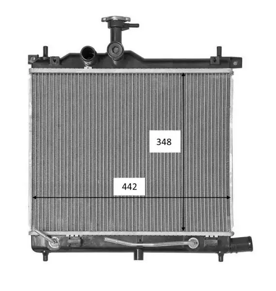 NRF 58460 | Motor Su Radyatörü İ10 1 1 1 2 2008 Otomatik 350 438 16