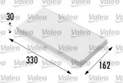 VALEO 698711 | Polen Filtresi Opel Corsa C Vectra C Combo C Tigra Sıgnum 9-3