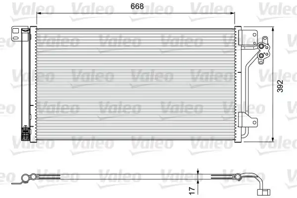 Valeo 814015 Kondenser Volkswagen Transporter 7j 7h VW T5
