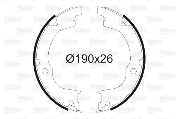 Valeo 564163 El Fren Balatası Opel Antara Chevrolet Captiva 06