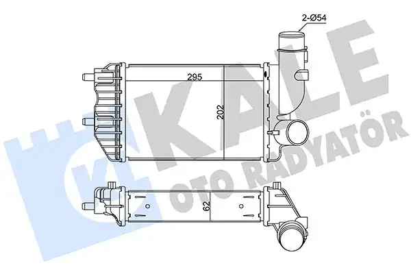 Kale Radyatör 343500 Turbo Radyatörü İntercooler Fiat Ducato 1 9td 2 5 TDI 2 8jtd 2 3 JTD Peugeot Boxer Citroen Jumper 0