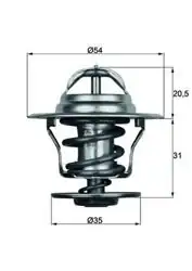 MAHLE TX1584D | Termostat (84°) VW Polo/Golf II/Jetta/Toledo/Leon/Ibiza/Cordoba 1.9 TDI