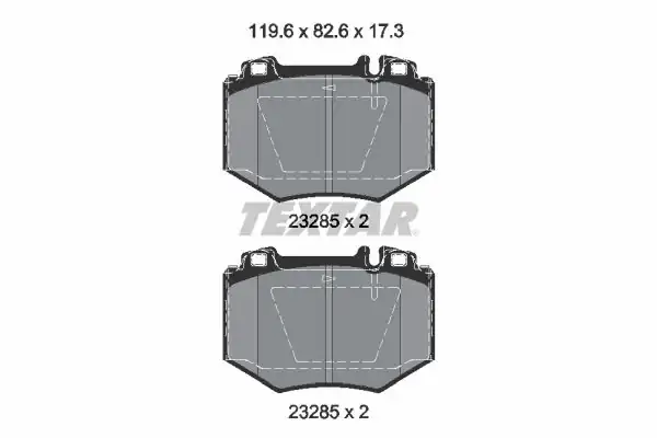 TEXTAR 2328501 | Fren Balatası 220 Ön S 500 600