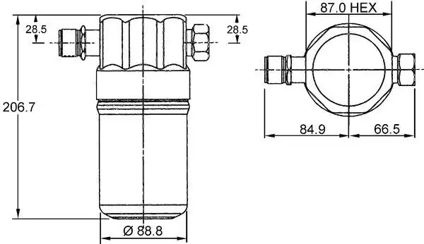 MAHLE AD36000S | Kurutucu A4 A6 Passat 95 01 VW Vag 80 90