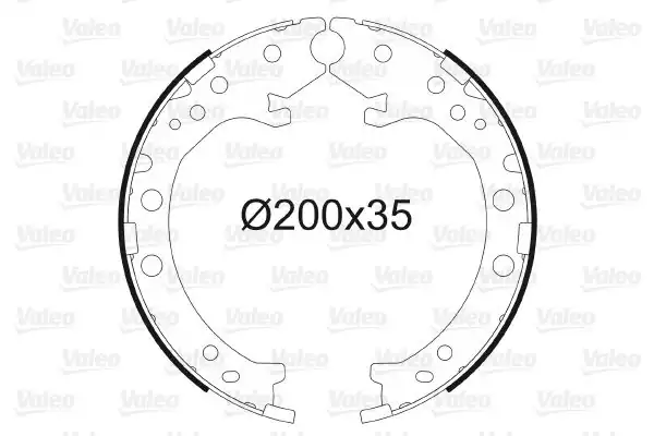 Valeo 564154 Kampana Balata Honda Cr V III 4wd 07 12 Cr V IV 12 200x35