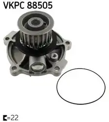 SKF VKPC88505 | Devirdaim Chrysler Voyager IV 2.5 2.8 Crd 00-08