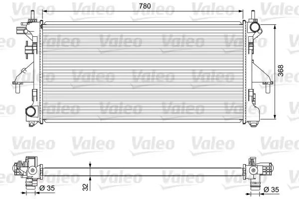 Valeo 701727 Motor Su Radyatörü Boxer III Jumper III 22dt C81 C96 C110 Puma Ducato III 2 3 JTD Karsan Jest