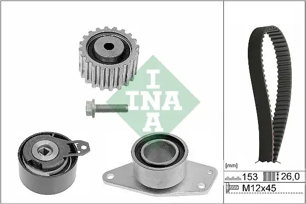 İna 530035710 Triger Gergi Seti Renault Clio II 1 9 Kangoo 1 9 Dtı Megane İ Master III 99 02