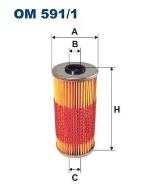 FILTRON OM591-1 | Yağ Filtresi W124 93 95 W210 96 97 W140 91 98 C140 92 99 W124 91 93 R129 89 92