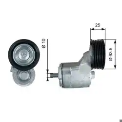 GATES T38414 | V Kayış Gergisi Gergi Kasnağı Chery