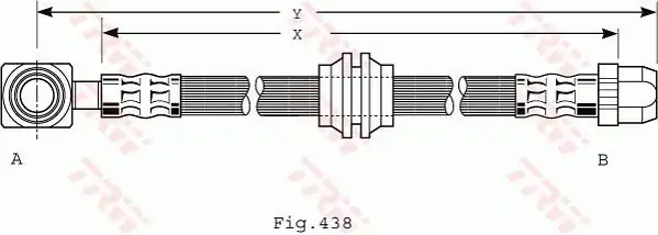 TRW PHD485 | Fren Hortumu Arka Mini R50 R53