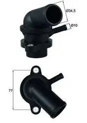 MAHLE TI24087D | Termostat Chevrolet Aveo/Kalos/Lacetti 1.4-1.6 16V 87°C 03-14