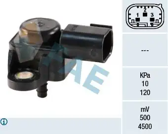 FAE 15025 | Basınç Sensörü Hava Filtresi W176 12 18 W205 14 W212 09 15 W222 14 Sprinter 09