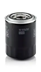 MANN W930-26 | Yağ Filtresi H100 L300 Starex Tcı H100 Libero Pregıo 2.5 Bongo K2500 Tcı Kısa Tip
