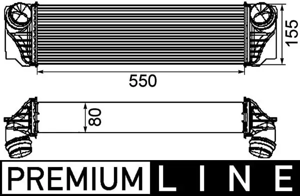 MAHLE CI184000P | İnterkol Radyatörü Bmw F01 F02 F07 F10 F11 08 19 N47 B47