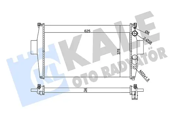 KALE 356150 | Motor Radyatörü Iveco Daily II 2 5 89 96 35 10 35 12 49 12 59 12