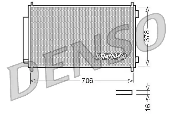 Denso Dcn40002 Klima Radyatörü Honda CRV 07 12