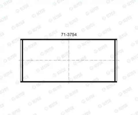 GLYCO 713754-40-25MM | Kol Yatak 0 25 Volvo 850 960 S70 S40 V40 S60 S80 Xc90 V70 Xc70 96 09