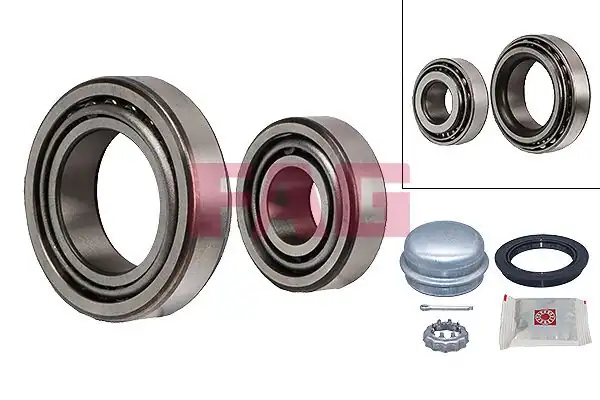 FAG 713610230 | Arka Teker Rulmanı Set VW Caddy Golf İ II III Jetta Passat Polo Scirocco