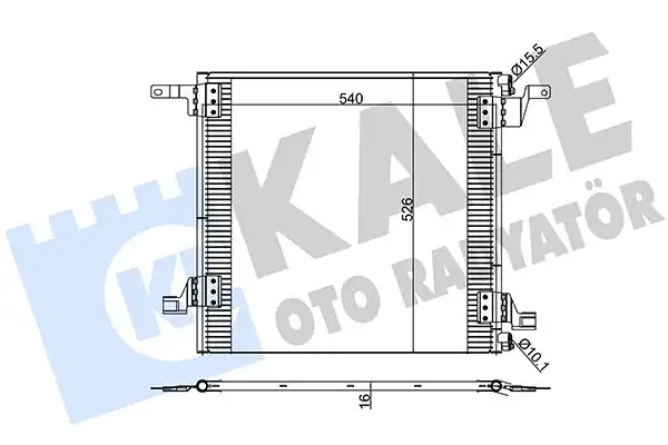KALE 392600 | Klima Radyatörü ML Class W163 98 05 Mercedes Benz W163 Ml230 Ml270cdi Ml320 Ml350 Ml400cdi Ml430 Ml50