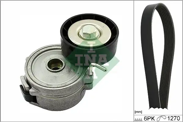 İna 529031510 Alternatör V Kayış Gergi Rulmanı Kayisli Ile Beraber Volvo S80 2 0 TDI 08 V70 2 0d Freelander 2 2 0