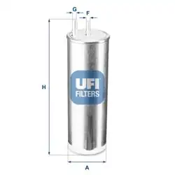 UFI 31.947.00 | Yakıt Filtresi (VW Transporter T5 2.5 TDI 08-/ Multıvan 2.5 TDI 08 -)
